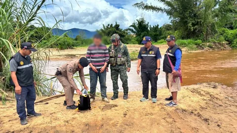 จับชายจีนหนีตายเข้าไทย หลังถูกหลอกส่งไปพื้นที่สแกมเมอร์ ในเมียนมา
