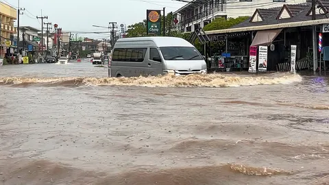 รับมือ "รากาซา" 9 จังหวัดภาคเหนือกับอีสาน น้ำป่านางนอนบ่าท่วมแม่สาย