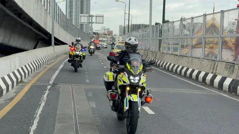 เผยนาทีชีวิต แท็กซี่ฝ่าไฟแดง เฉี่ยวชนรถ ตร.จราจร ขณะปฏิบัติภารกิจนำส่งอวัยวะ