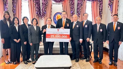 หลายภาคส่วนมอบเงินสนับสนุนมูลนิธิอาสาเพื่อนพึ่ง (ภาฯ)