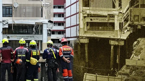 ยังไม่ทันเปิดใช้ ตึก สน.สามเสน ใกล้หลุมยุบเตรียมประเมินเสียหาย 