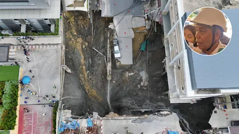 วสท.ชี้สาเหตุหลัก ถนนทรุดตัวหน้าวชิรพยาบาล ตัวการทำให้ดินเคลื่อนตัวไม่หยุด