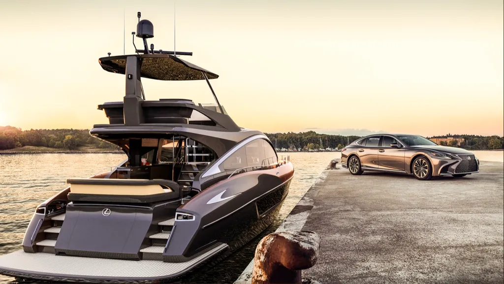 ของหรูกลางกระแสน้ำ Lexus Yachts LY650