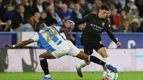 ผลบอล แมนซิตี้ ไม่พลาด บุกทุบ ฮัดเดอร์สฟิลด์ เข้ารอบ 4 ลีกคัพ