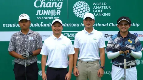 “น้ำแร่ธรรมชาติตราช้าง” สร้างเยาวชน สู่โปรกอล์ฟระดับโลก  กับการแข่งขันกอล์ฟเยาวชนระดับนานาชาติ