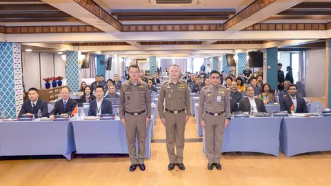 จเรตำรวจแห่งชาติ นำคณะผู้แทนต่างประเทศหารือ "Warroom IAC" ปราบคอลเซ็นเตอร์