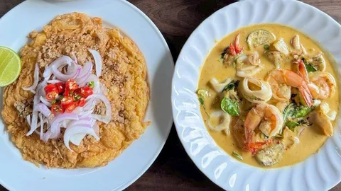 "กาลครั้งหนึ่ง" ตำนานรสมือแม่ @ปากเกร็ด ไข่เจียวปลาอินทรี...อร่อยแบบต้องมนต์