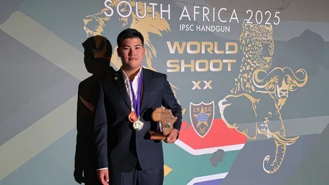 "สิรภพ" ผงาดคว้าแชมป์โอเพ่น จูเนียร์ ศึกยิงปืนรณยุทธโลก