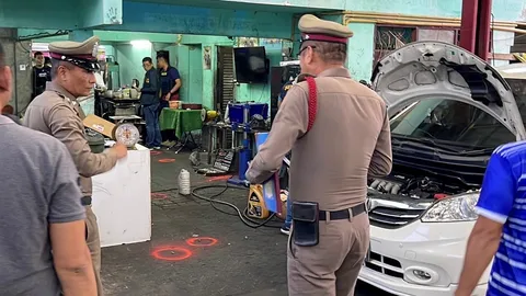 แค้นแพ้คดีอู่ซ่อมรถ! ดวลปืนสนั่นดับ 1 เจ็บ 2