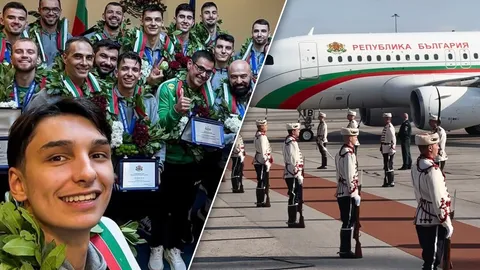 บัลแกเรีย ต้อนรับฮีโร่ "รองแชมป์โลก" วอลเลย์บอลชาย กลับบ้านอย่างสมเกียรติ