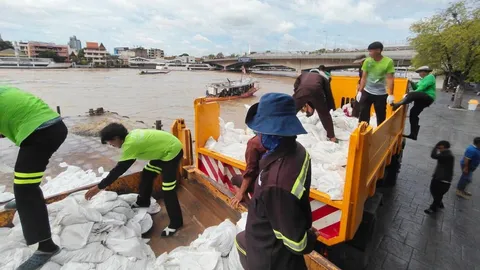 กทม. สั่งทุกเขตดูแลจุดเสี่ยง เตรียมพร้อมรับมือน้ำทะเลหนุน-ระดับน้ำเจ้าพระยาสูง