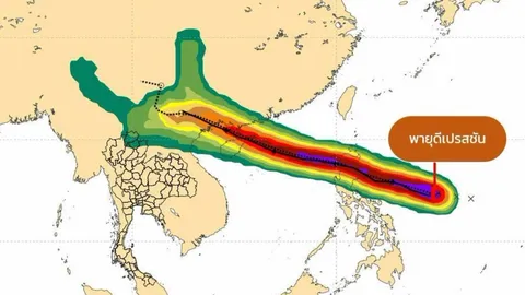 อัปเดตเส้นทาง "พายุดีเปรสชัน" ในมหาสมุทรแปซิฟิก ไม่เคลื่อนเข้าสู่ประเทศไทย