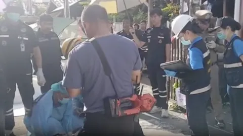 พฐ. เก็บหลักฐาน หาสาเหตุไฟไหม้ทาวน์เฮ้าส์ จ.ระยอง คลอก 7 ศพ คาดใช้เวลา 1 เดือน