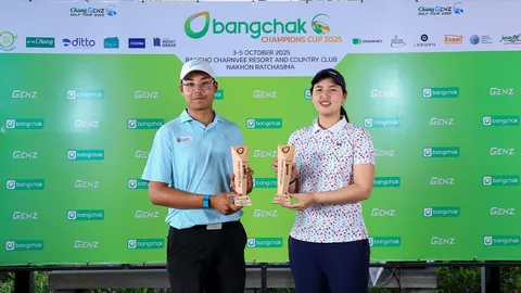 “ภูมิกิตติ์” ทุบสถิติทัวร์ จบ 17 อันเดอร์   คว้าแชมป์กอล์ฟเยาวชน “บางจากฯ”  