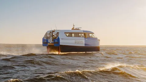 เกาะสนามยานยนต์ : Seudamgo พร้อมให้บริการเรือไฟฟ้าเฟอร์รี่ไฮโดรฟอยล์เพื่อความยั่งยืน