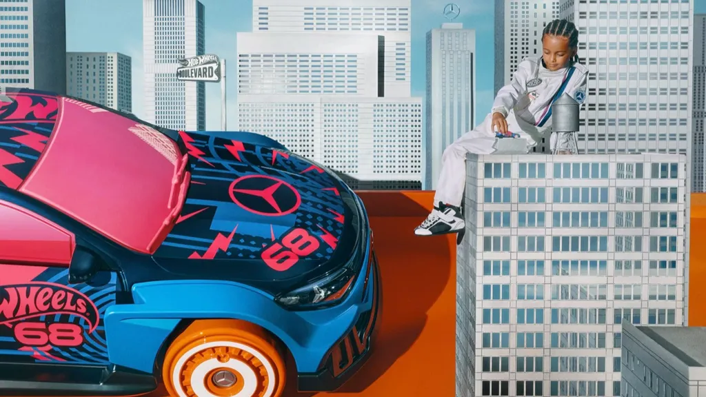 รถเด็กเล่น Hot Wheels Mercedes-Benz new CLA