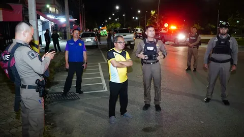 ระเบิดป่วนเมืองยะลา บึม 7 ลูก สวนขวัญเมือง (พรุบาโกย) ปิดกั้นพื้นที่ อีโอดีเข้าตรวจสอบ