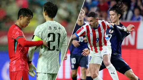 ผลบอลอุ่นเครื่อง “ญี่ปุ่น” ไล่เจ๊า ปารากวัย หืดจับ! “เกาหลีใต้” โดน บราซิล อัดน่วม