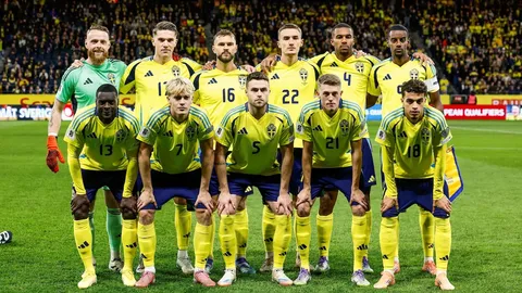 ทีมชาติสวีเดน อาการหนัก ส่ออดไป ฟุตบอลโลก 2026 รอบสุดท้าย