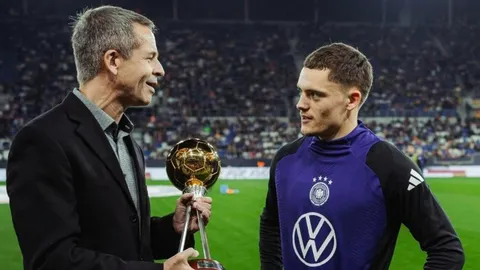 ฟลอเรียน เวียตซ์ รับรางวัลนักเตะเยอรมันแห่งปี 2025 ก่อนช่วย “อินทรีเหล็ก” ถล่มลักเซมเบิร์ก