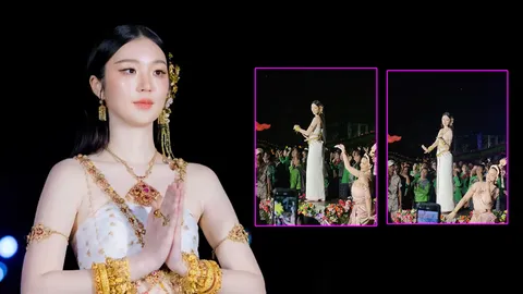 ชาวเน็ตไม่ปลื้ม วิจารณ์สนั่น หลังเห็นคลิป ต้าเหนิง กัญญาวีร์ รำถวายที่คำชะโนด