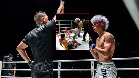 “นักมวยโมร็อคโก” เคลื่อนไหวแล้ว หลังเตะตามน้ำ 2 ครั้งติดใส่ “นักมวยไทย” โดนปรับแพ้ (คลิป)