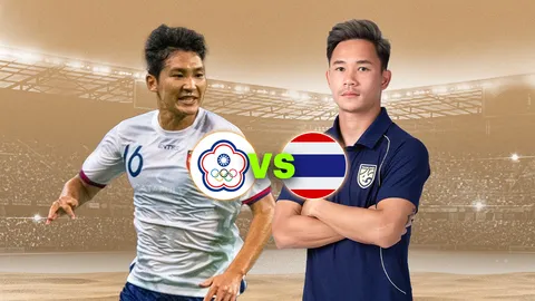ทีมชาติไทยไม่เป็นรอง เปิดผลงานพบ "ไชนีส ไทเป" นอกบ้าน ก่อนเกมคัดเอเชียนคัพ 2027