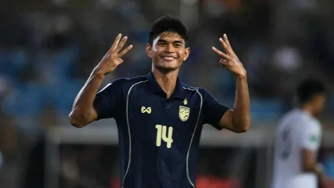 ผลบอลสด ทีมชาติไทย ชนะ ไต้หวัน 6-1 เอเชียนคัพ 2027 รอบคัดเลือก