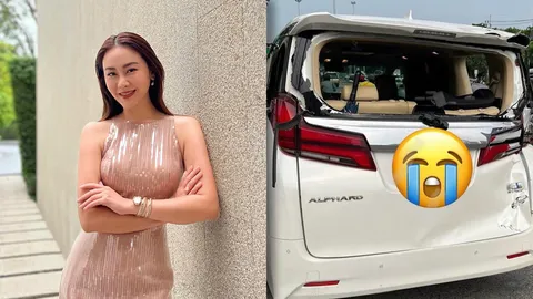 นาเดีย เล่านาทีช็อก! รถสิบล้อพุ่งชนท้ายรถ โดนคาร์ซีทที่ลูกสาวนั่งเต็มๆ