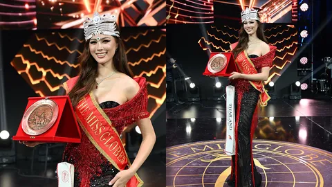 เฌอเอม ชญาธนุส สร้างประวัติศาสตร์หน้าใหม่ คว้ามง The Miss Globe 2025 คนแรกของไทย