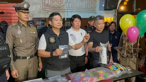 ค้นผับดังราชปรารภ เจอฉี่ม่วง 21 ราย ป.ป.ส.ได้รับร้องเรียน เปิดยัน 7 โมงเช้าทุกวัน