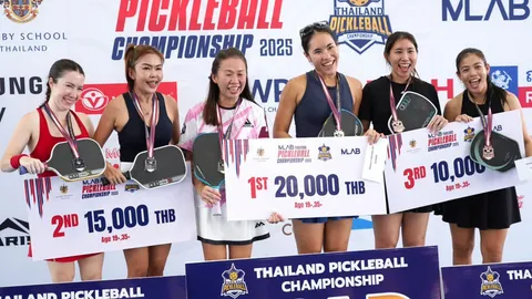 นักกีฬา 15 ชาติ ร่วมแข่งขัน ไทยแลนด์ พิคเคิลบอล แชมเปียนชิพ ครั้งแรก ในประเทศไทย 