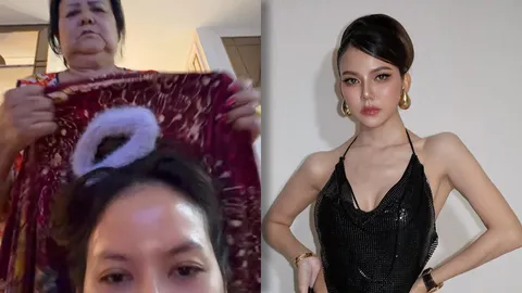 จ๊ะ นงผณี บ่นขนหัวลุก 2 อาทิตย์ เจอแม่เอาผ้าถุงคลุมหัว แฟนๆ แห่คอมเมนต์ (คลิป)