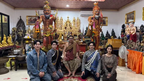 ดารา นักร้อง กราบขอพร "ฤาษีเณร" จุดธูปเลขให้เลขเด็ด 1/11/68 แฟนคลับ