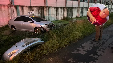 หนุ่มอาสาพาสาว ไปนั่งรอญาติในจุดปลอดภัย สุดท้ายพาไปย่ำยี หนีออกมาเจอขับรถไล่ชน