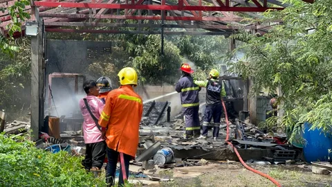 โรงงานพลุอ่างทองระเบิด เจ็บสาหัส 1 หลานคนเจ็บเผยนาทีระทึก