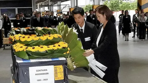 ร่างแรงงานยิว กลับถึงไทย เหยื่อสังหารกลุ่มฮามาส พ่อแม่เศร้าใจสลาย