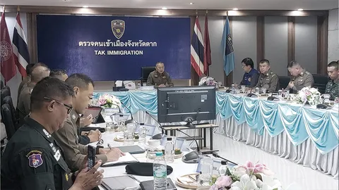 เร่งตรวจคัดกรอง กลุ่มคนต่างชาติ 1,233 ราย หลบหนีการปราบปรามในพื้นที่เคเคปาร์ค