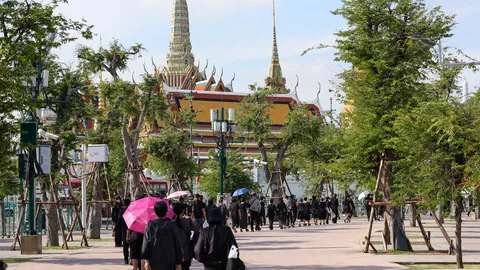 รถไฟฟ้า MRT 4 สาย พร้อมบริการประชาชน เดินทางร่วมถวายน้ำสรงพระบรมศพ "พระพันปีหลวง"