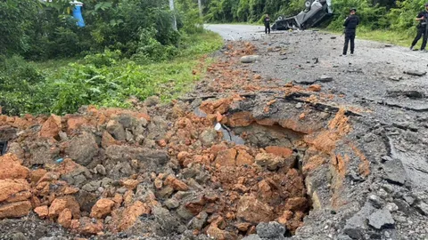 ป่วนนราธิวาส วางระเบิดรถกระบะหุ้มเกราะ อส.ชคต.เรียง พลีชีพ 1 ศพ เจ็บ 3 นาย