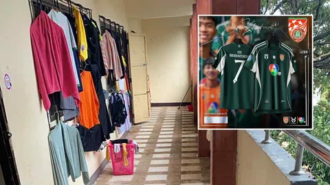 จิตใจทำด้วยอะไร “โจร” ขโมย “เสื้อแข่งทีมบอลเด็ก” ขณะตากไว้ ก่อนไปแข่งรายการดัง