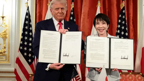 "ทรัมป์" ชื่นชม "ทาคาอิจิ" นายกฯ หญิงคนแรกของญี่ปุ่น-ลงนามข้อตกลงการค้า-แร่ธาตุสำคัญ