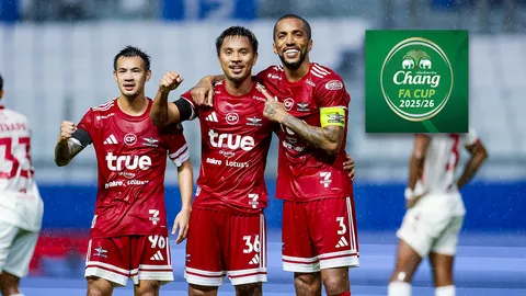 ผลบอล ช้าง เอฟเอ คัพ 2025/26 รอบ 64 ทีมสุดท้าย วันที่ 30 ต.ค. - สรุป 32 ทีม เข้ารอบต่อไป