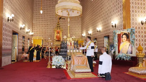 พระราชพิธีทรงบำเพ็ญพระราชกุศลสัตตมวาร ถวายพระบรมศพ "สมเด็จพระพันปีหลวง"