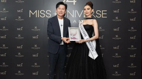 ณวัฒน์ โพสต์ภาพต้อนรับ มิสยูนิเวิร์สกัมพูชา หลังมีข่าวต้นสังกัดสั่งห้ามมาประกวดที่ไทย