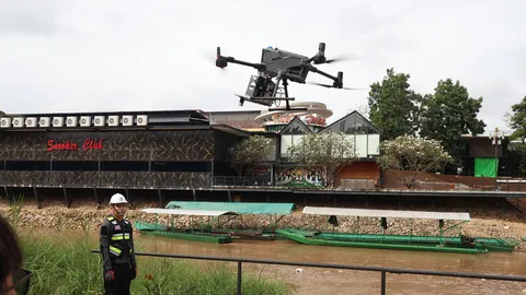 กสทช. ลุยแม่สอด ใช้โดรนตรวจสัญญาณมือถือ สกัด Roaming-แก๊งคอลเซนเตอร์