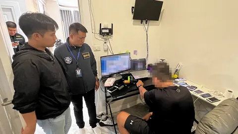 ทลายเว็บพนัน เปิดบริษัทนำเข้าสินค้าแบรนด์เนมบังหน้า หัวโจกเผ่นหนี