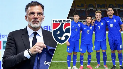 ธีราทรกลับมาแล้ว! ประกาศ 23 รายชื่อนักเตะ “ทีมชาติไทย” ปะทะ “สิงคโปร์-ศรีลังกา”