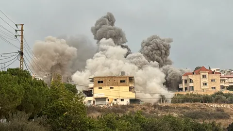 อิสราเอลถล่มเลบานอนใต้ครั้งใหญ่ สั่งอพยพพลเรือน อ้างเป้าหมายคือ "ฮิซบอลเลาะห์"