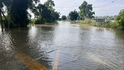 ทล. สั่งเฝ้าระวัง "พายุคัลแมกี" 24 ชม. เช็กเส้นทางน้ำท่วม-แนะทางเลี่ยง